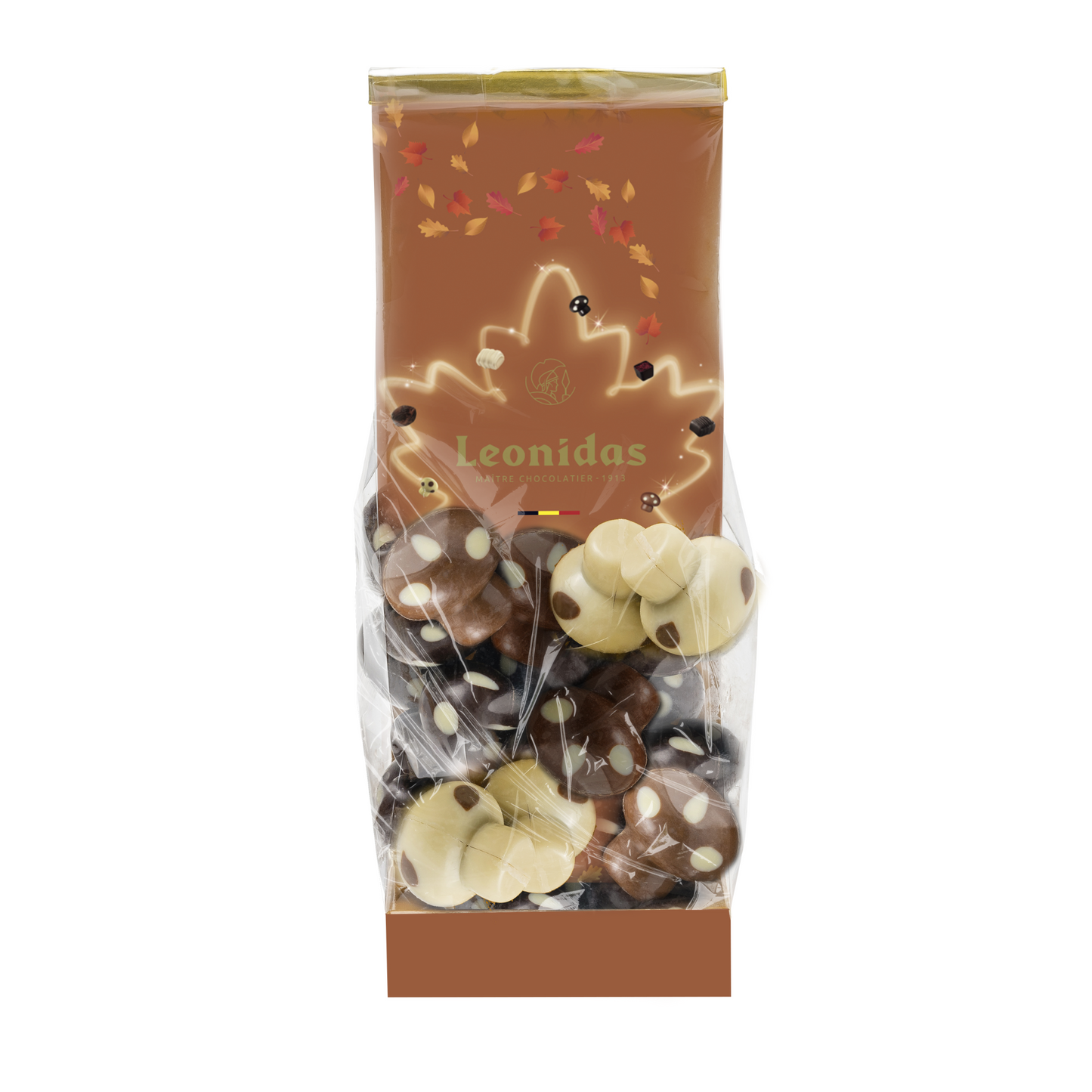 Autumn Mushroom Gift Bag, 200g - Leonidas Online Ireland