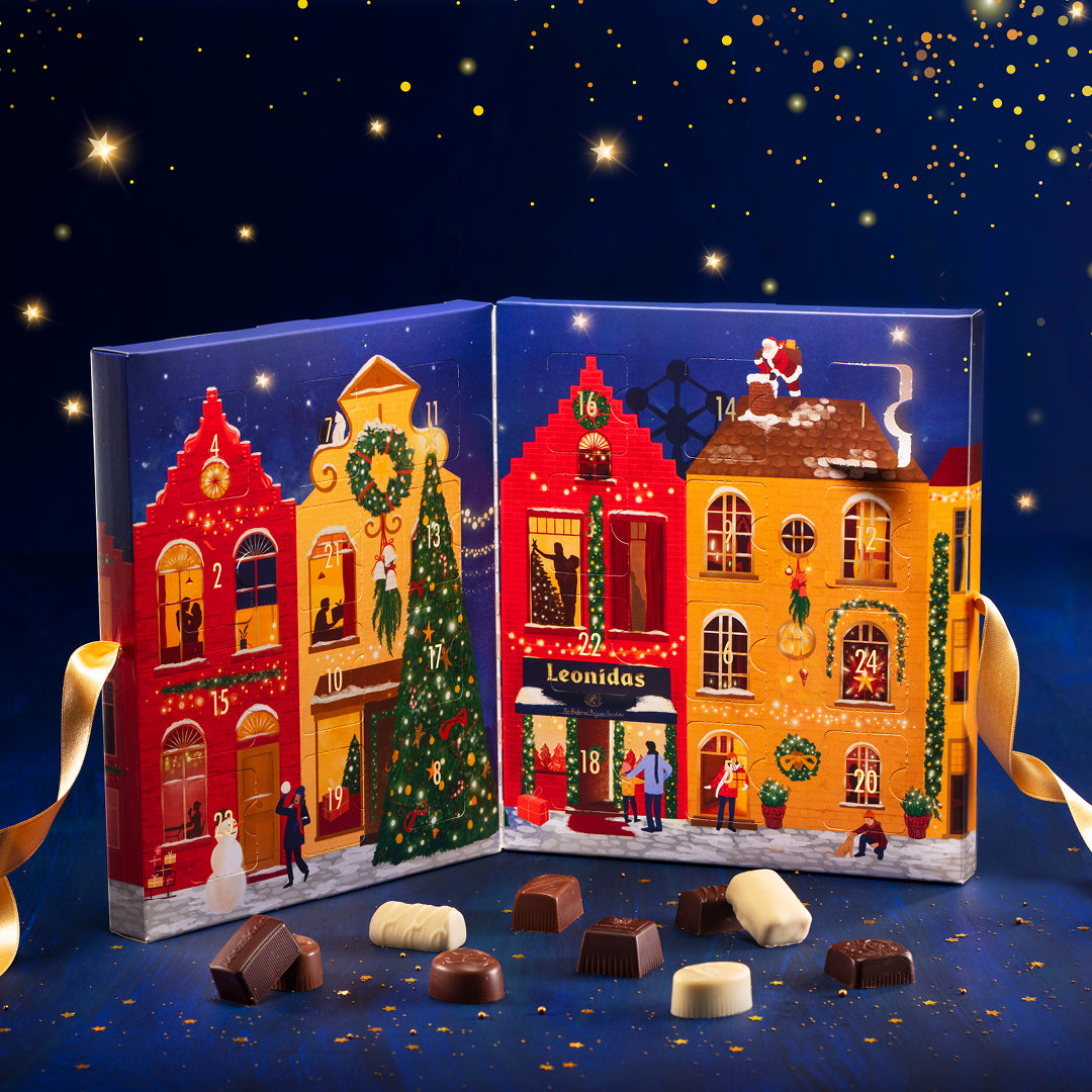 Christmas Advent Calendar, 360g - Leonidas Online Ireland