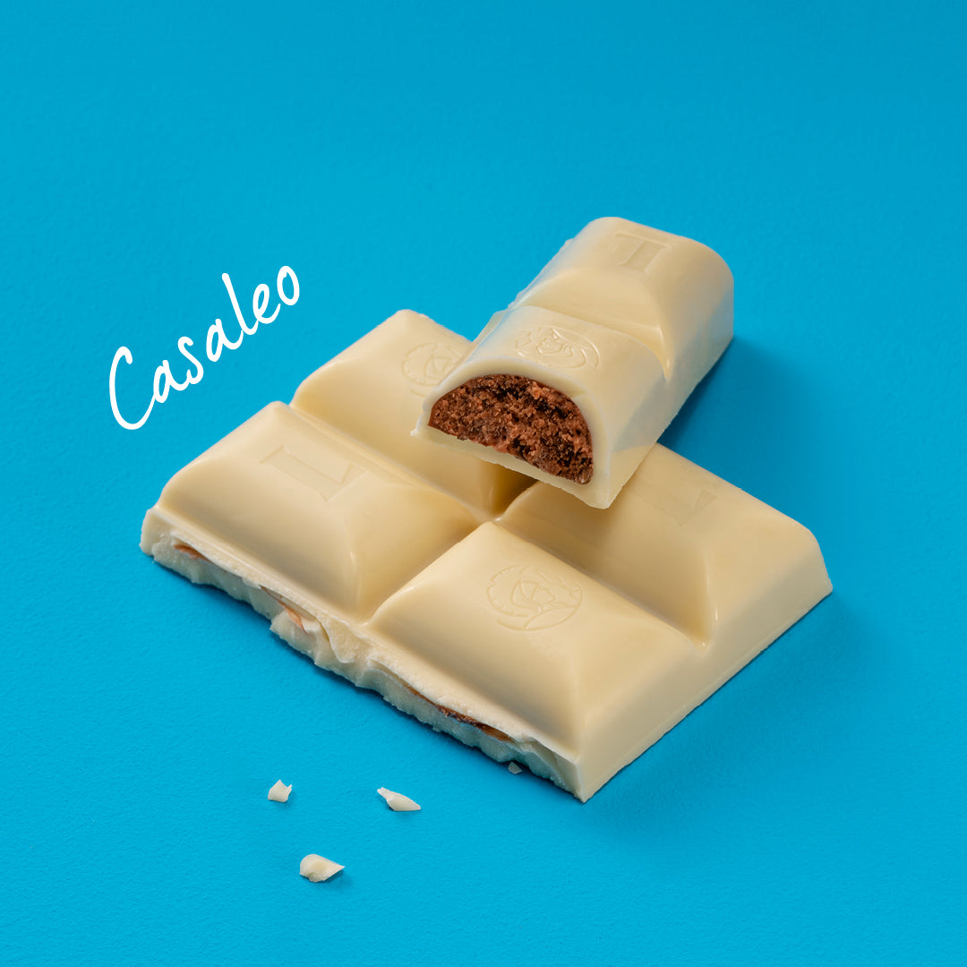 White Casaleo Chocolate Bar, 75g - Leonidas Online Ireland