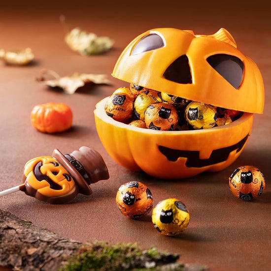 Hollow White Chocolate Pumpkin Shell, 250g