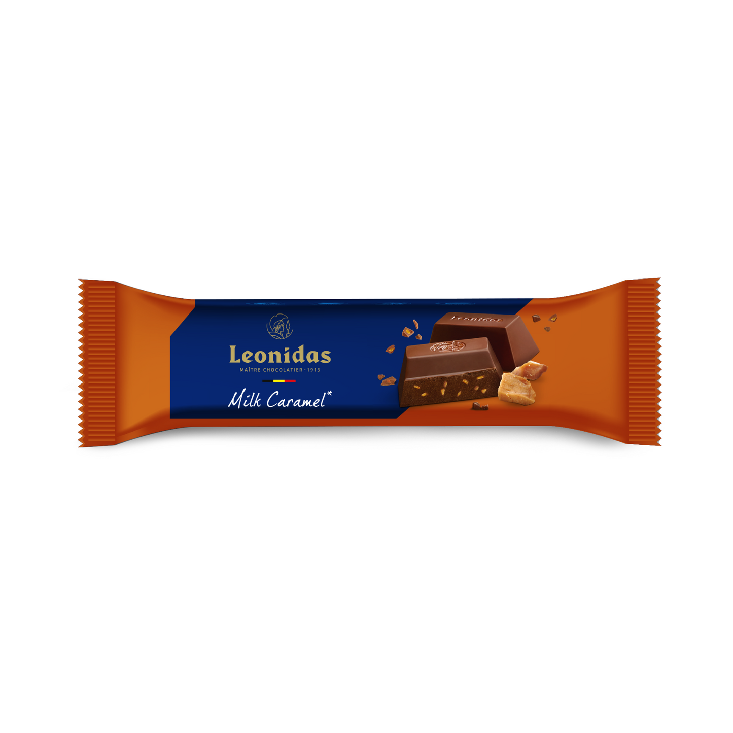 Milk Chocolate Caramel Bar, 50g - Leonidas Online Ireland