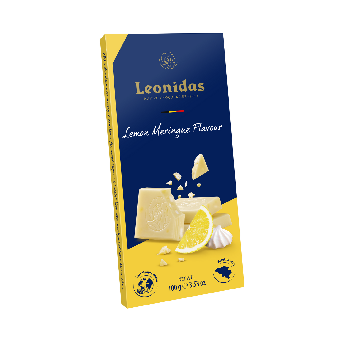 White Chocolate Lemon Meringue Bar, 100g