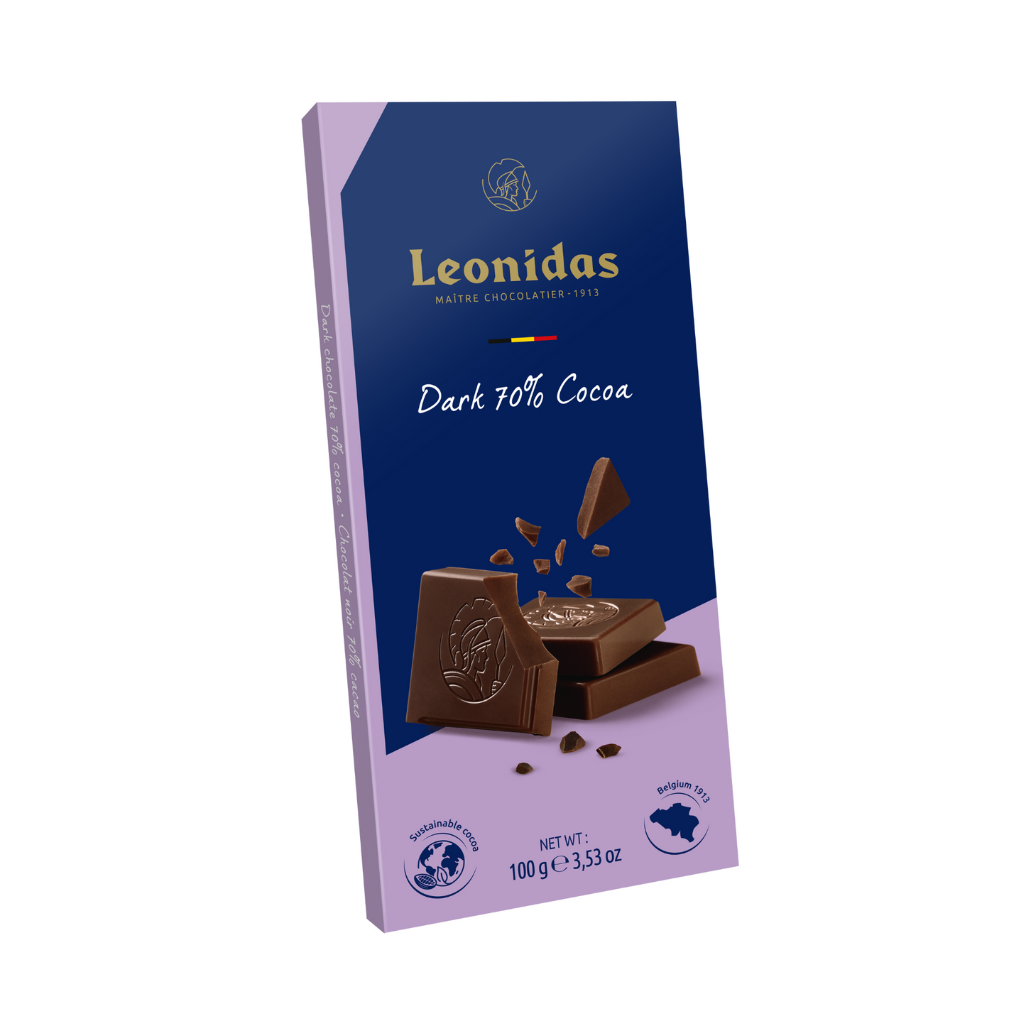 70% Cocoa Dark Chocolate Bar, 100g