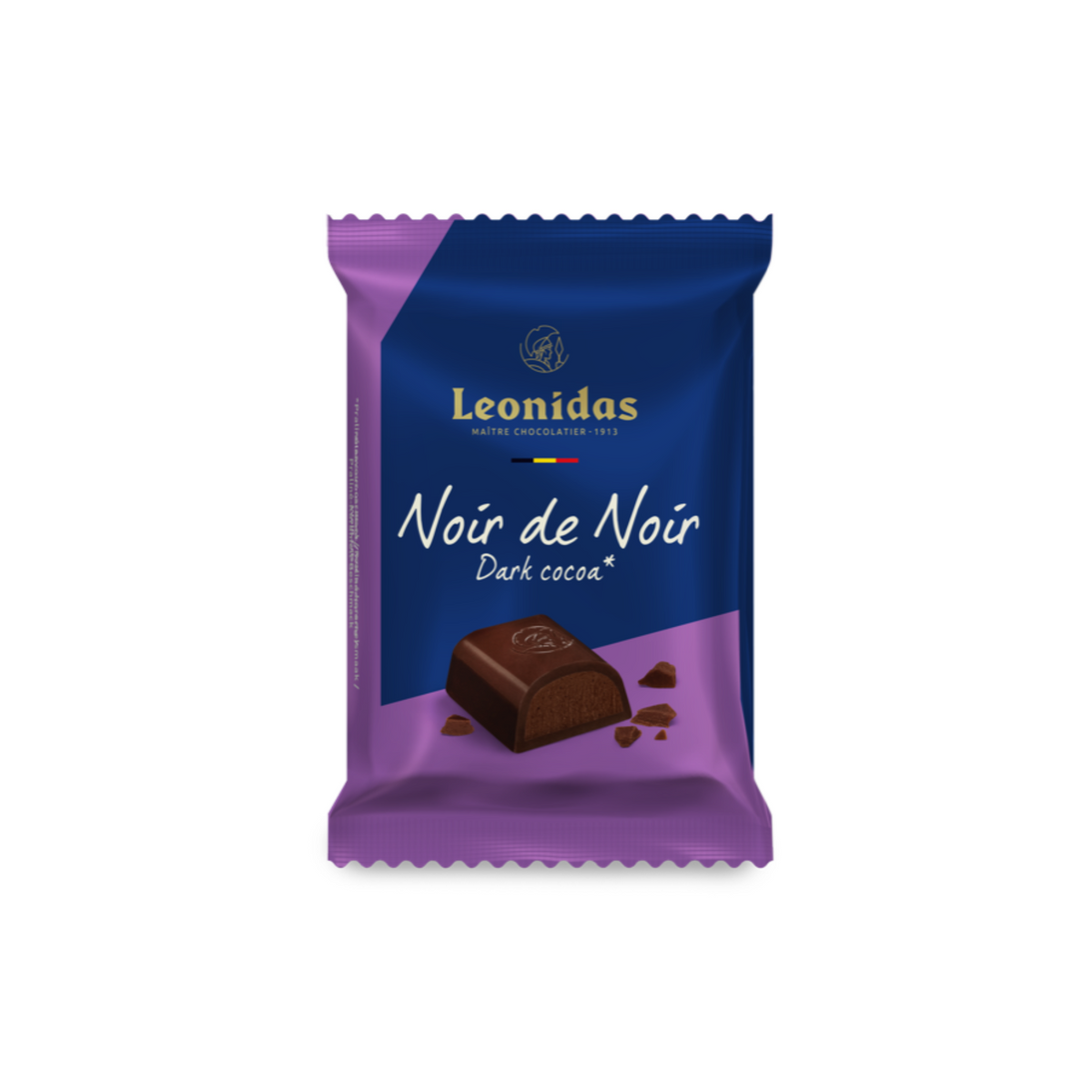 Dark Noir de Noir Chocolate Bar, 75g - Leonidas Online Ireland