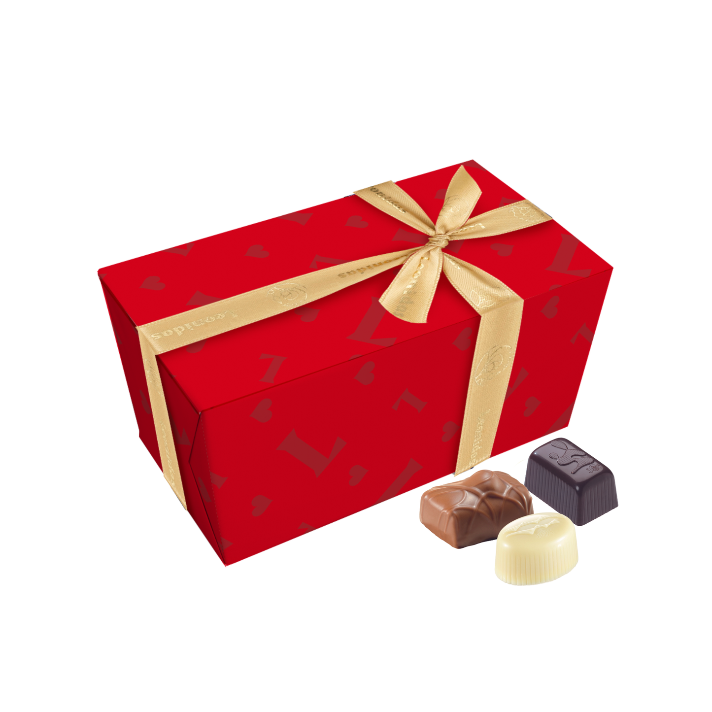 Milk, White and Dark Chocolate Ballotin