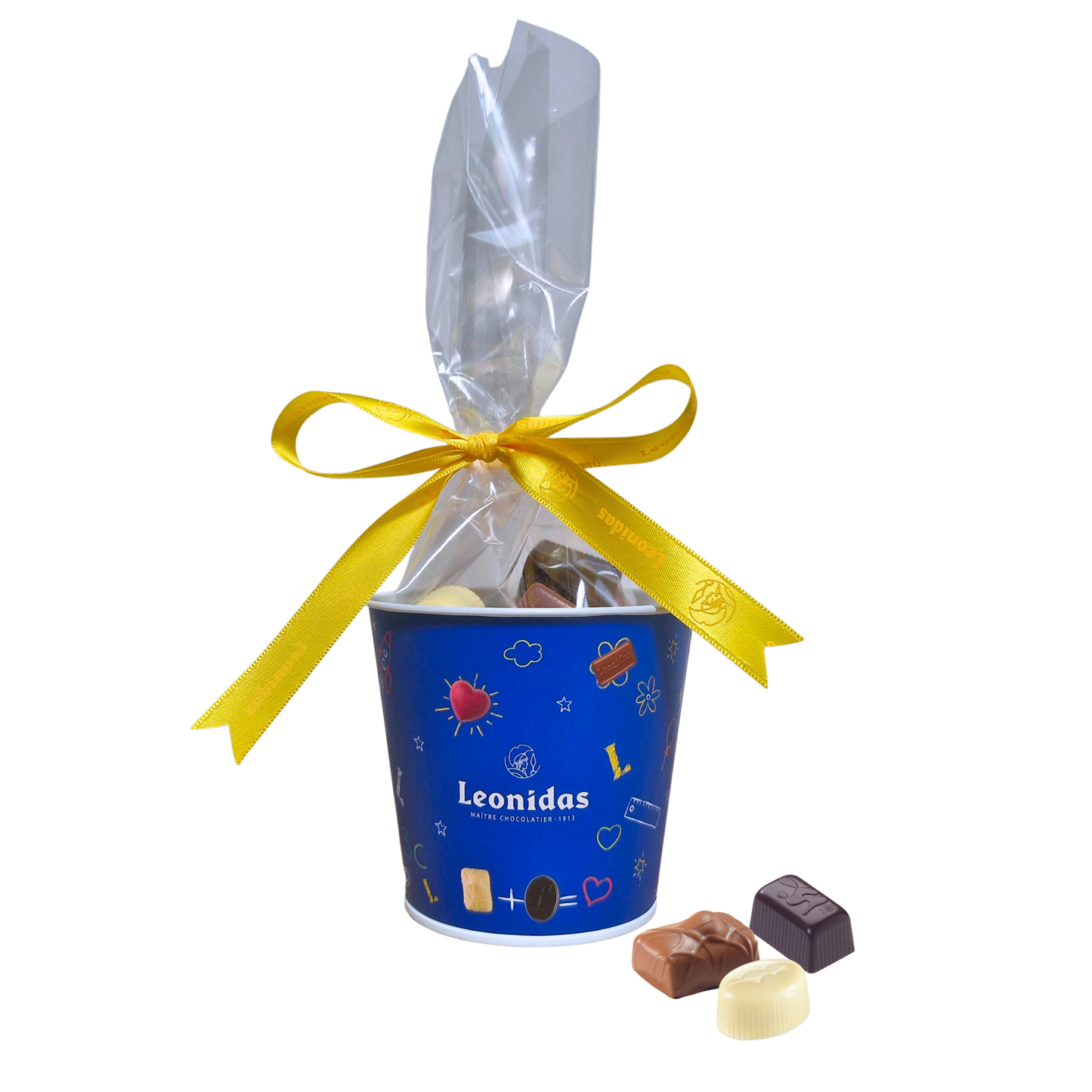 School Gift Pot with Chocolate Gift Bag, 200g