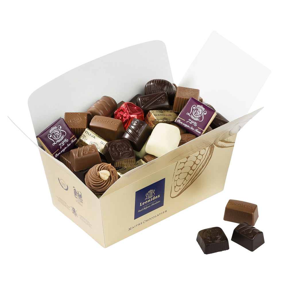 Leonidas Small Dark Chocolate Assortment Heritage Gift Box