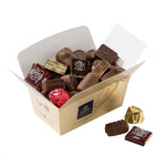 The Leonidas ballotin contains our famous and delicious Leonidas chocolates that are made with 100% pure cocoa butter.