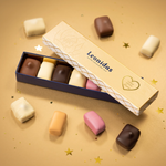 Leonidas limited edition and classic Manon chocolates in this beautiful gift box.