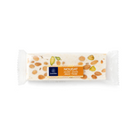 Leonidas soft nougat with almond and pistachio pieces.