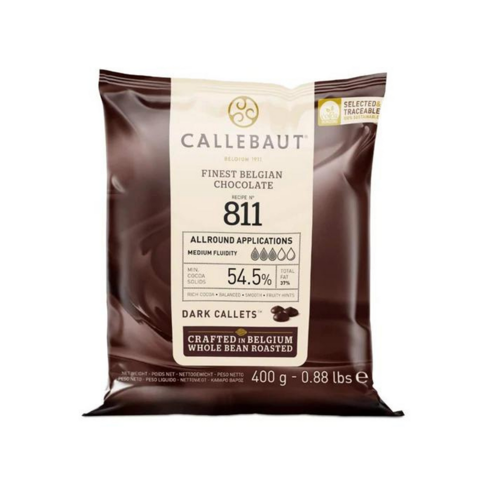Bag of Callebaut Dark Callets, 400g