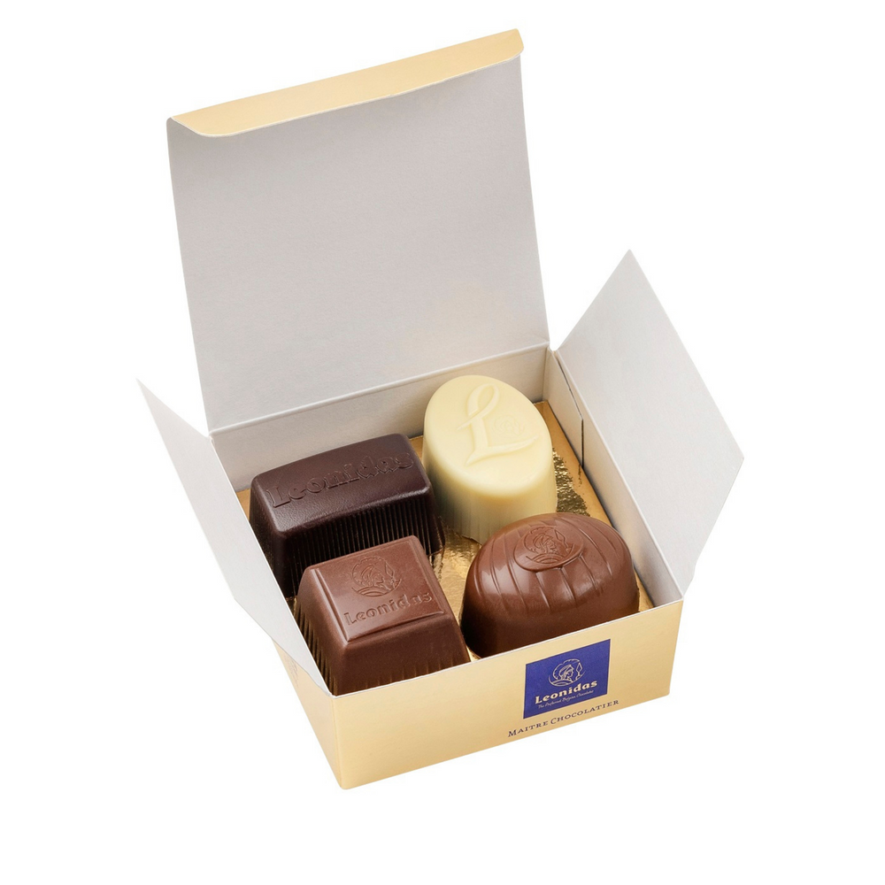 
            
                Load image into Gallery viewer, Leonidas Favours - Four Chocolate Box
            
        